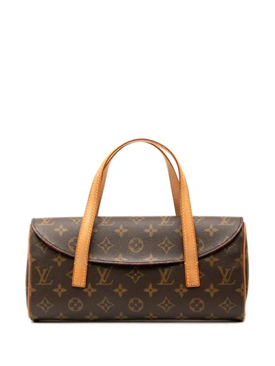 Pre-owned Louis Vuitton 2003 Monogram Sonatine Handbag In Brown
