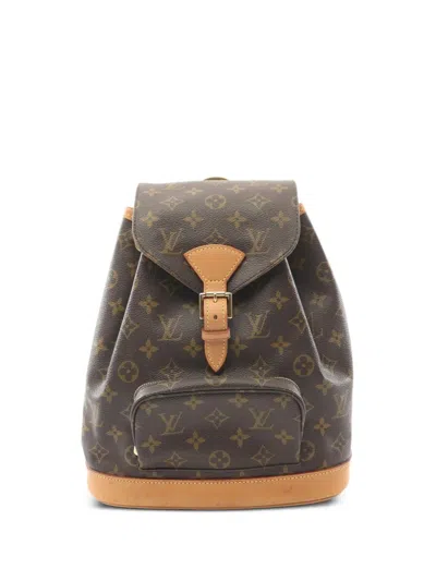 Pre-owned Louis Vuitton 2003 Montsouris Mm Monogram Backpack