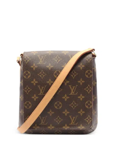 Pre-owned Louis Vuitton 2003 Musette Salsa Monogram Shoulder Bag In Brown