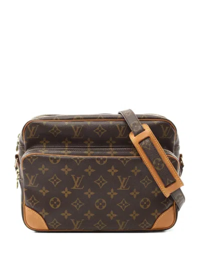 Pre-owned Louis Vuitton 2003 Nil Monogram Canvas Shoulder Bag In Brown