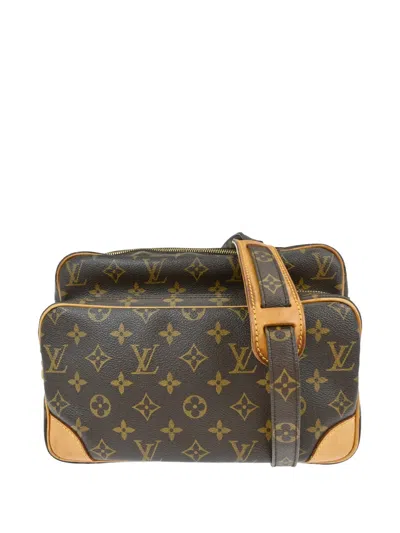 Pre-owned Louis Vuitton 2003 Nile Monogram Shoulder Bag In Brown