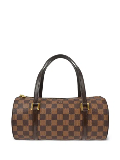 Pre-owned Louis Vuitton 2003 Papillon 26 Tote Bag In Brown