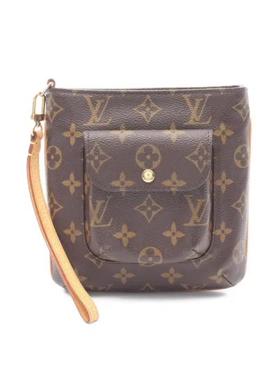 Pre-owned Louis Vuitton 2003 Partision Monogram Wallet In Brown