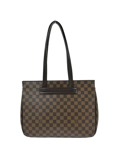 Pre-owned Louis Vuitton 2003 Pm Damier Parioli Shoulder Bag In Brown