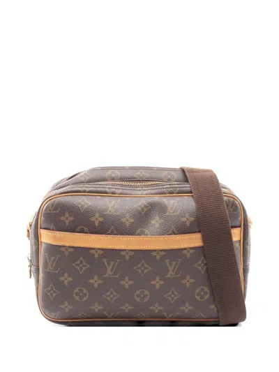 Louis Vuitton 2003 Pm Reporter Monogram Shoulder Bag In Brown
