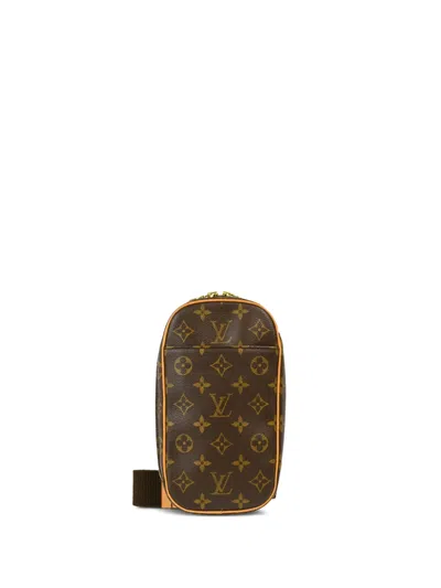 Pre-owned Louis Vuitton 2003 Pochette Gange Belt Bag In Brown