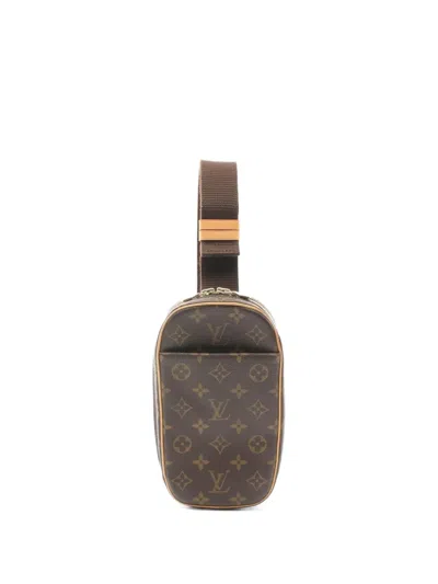 Pre-owned Louis Vuitton 2003 Pochette Ganju Cross Body Bag In 褐色