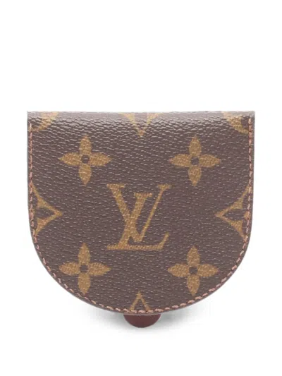 Pre-owned Louis Vuitton 2003 Porte-monnaie Coin Purse In Brown