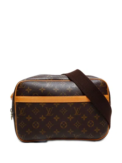 Pre-owned Louis Vuitton 2003 Reporter Pm Shoulder Bag In Brown