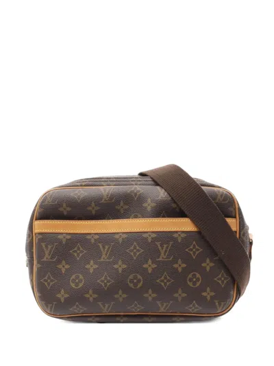 Pre-owned Louis Vuitton 2003 Reporter Pm Shoulder Bag In Brown