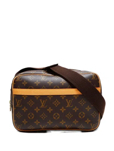Pre-owned Louis Vuitton 2003 Reporter Pm Shoulder Bag In Brown