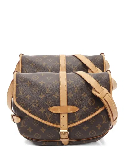 Pre-owned Louis Vuitton 2003 Saumur 30 Shoulder Bag In Brown