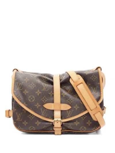 Pre-owned Louis Vuitton 2003 Saumur 30 Shoulder Bag In Brown