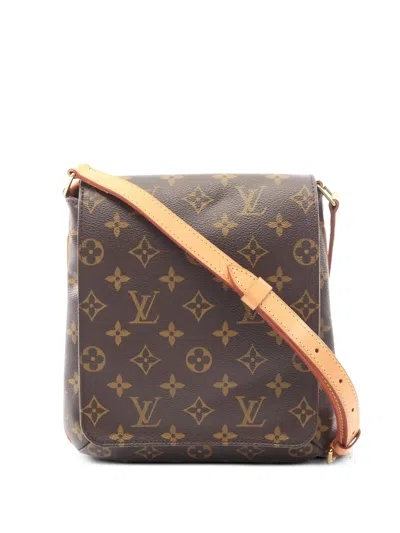 Louis Vuitton 2003 Small Musette Salsa Monogram Canvas Shoulder Bag In Brown