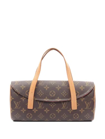 Pre-owned Louis Vuitton 2003 Sonatine Monogram Handbag In Brown