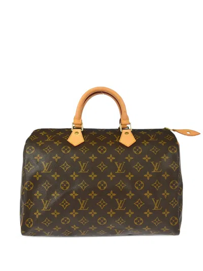 Pre-owned Louis Vuitton 2003 Speedy 35 Handbag In Brown