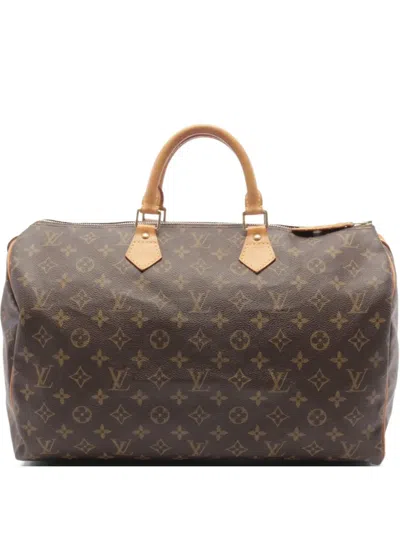 Pre-owned Louis Vuitton 2003 Speedy 40 Handbag In Brown