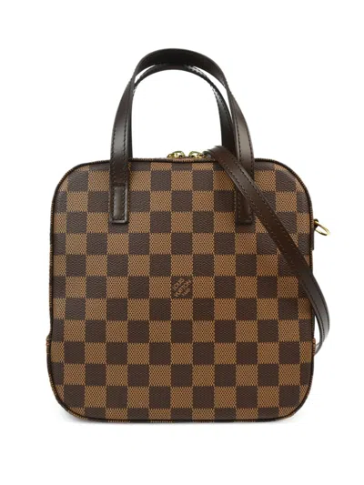 Pre-owned Louis Vuitton 2003 Spontini Handbag In Brown