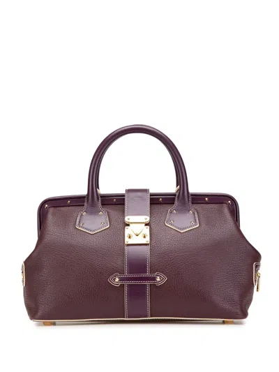 Pre-owned Louis Vuitton 2003 Suhali Lingenieux Pm Handbag In Purple
