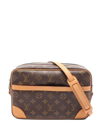 Pre-owned Louis Vuitton 2003 Trocadero 27 Monogram-pattern Shoulder Bag In Brown