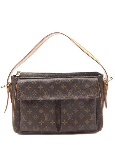 Pre-owned Louis Vuitton 2003 Vivacite Gm Shoulder Bag In Brown