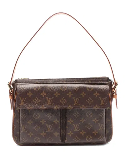 Pre-owned Louis Vuitton 2003 Vivacite Gm Shoulder Bag In Brown