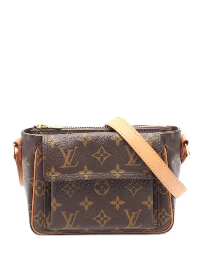 Pre-owned Louis Vuitton 2003 Vivacite Pm Shoulder Bag In Brown
