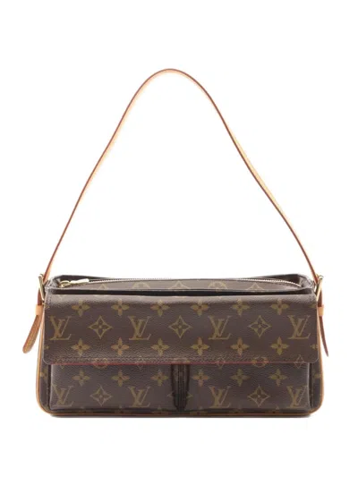 Pre-owned Louis Vuitton 2003 Vivacité Shoulder Bag In Brown