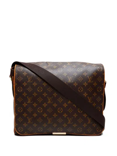 Pre-owned Louis Vuitton 2004 Abbesses Shoulder Bag In Brown