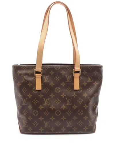 Pre-owned Louis Vuitton 2004 Cabas Piano Tote Bag In Brown