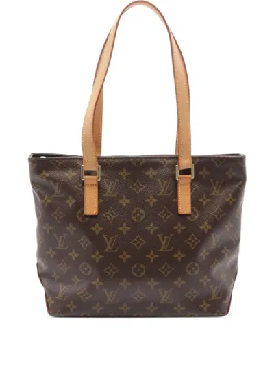 Pre-owned Louis Vuitton 2004 Cabas Tote Bag In Brown