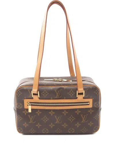 Pre-owned Louis Vuitton 2004 Cite Mm Shoulder Bag In Brown