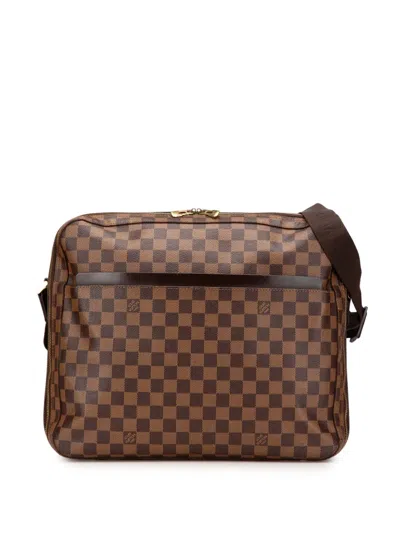 Pre-owned Louis Vuitton 2004 Damier Ebene Dorsoduro Crossbody Bag