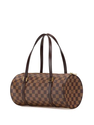 Pre-owned Louis Vuitton 2004 Damier Ebene Papillon 30 Handbag