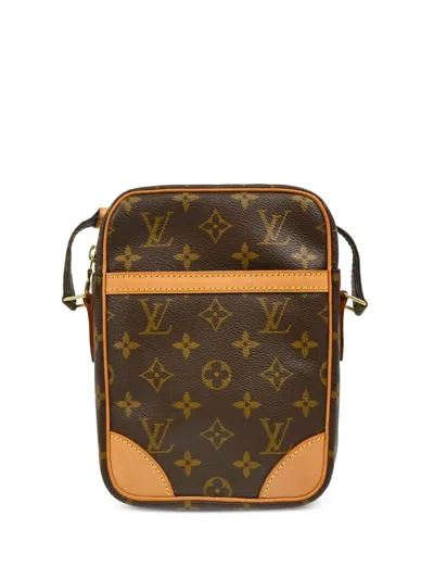 Pre-owned Louis Vuitton 2004 Danube Cross Body Bag In Brown