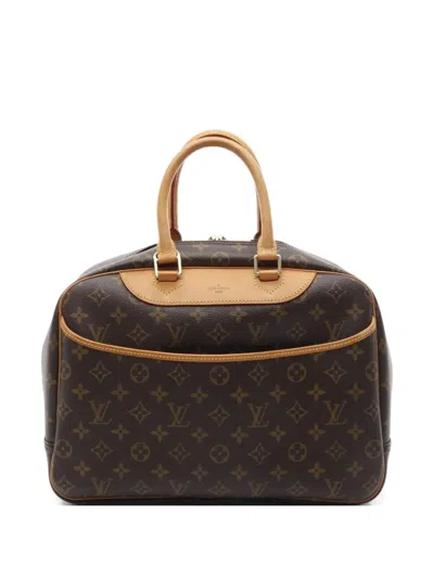 Pre-owned Louis Vuitton 2004 Deauville Handbag In Brown