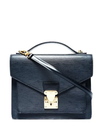 Pre-owned Louis Vuitton 2004 Epi Leather Handbag In Black