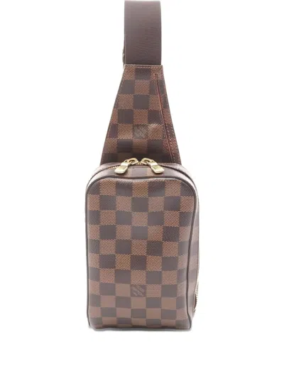 Pre-owned Louis Vuitton 2004 Geronimos Belt Bag In Brown