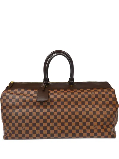 Pre-owned Louis Vuitton 2004 Greenwich Gm Handbag In Brown