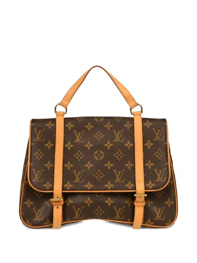 Pre-owned Louis Vuitton 2004 Marelle Backpack In Brown