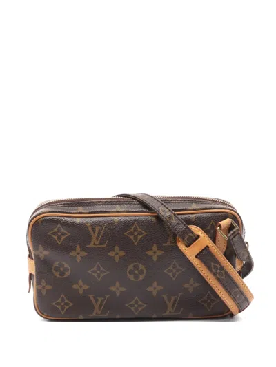 Pre-owned Louis Vuitton 2004 Marly Bandouliere Handbag In Brown