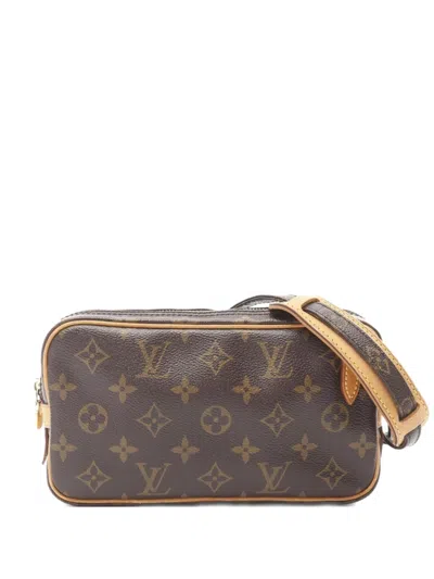 Pre-owned Louis Vuitton 2004 Marly Bandouliere Handbag In Brown
