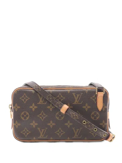 Pre-owned Louis Vuitton 2004 Marly Bandouliere Shoulder Bag In Brown