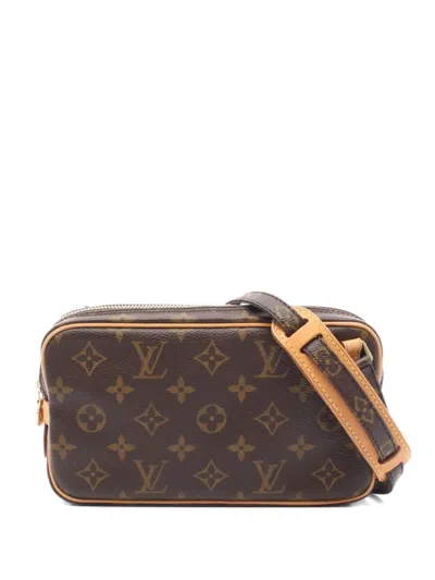 Pre-owned Louis Vuitton 2004 Marly Bandouliere Shoulder Bag In Brown