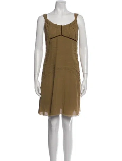 Pre-owned Louis Vuitton 2004 Mini Dress In Green