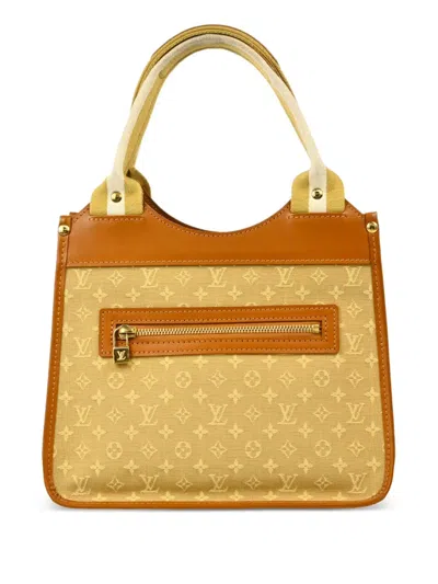 Pre-owned Louis Vuitton 2004 Mini Sac Catherine Handbag In Yellow