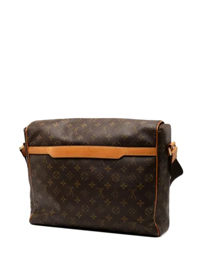 Pre-owned Louis Vuitton 2004 Monogram Abbesses Crossbody Bag In Brown