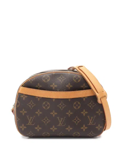 Pre-owned Louis Vuitton 2004 Monogram Blois Crossbody Bag In Brown