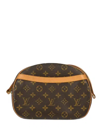 Pre-owned Louis Vuitton 2004 Monogram Blois Crossbody Bag In Brown