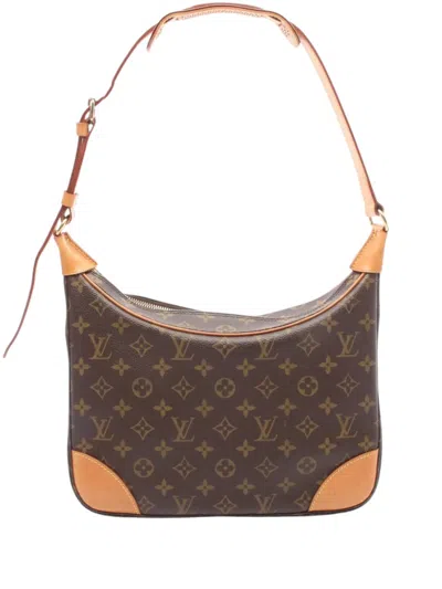 Pre-owned Louis Vuitton 2004 Monogram Boulogne 30 Shoulder Bag In Brown